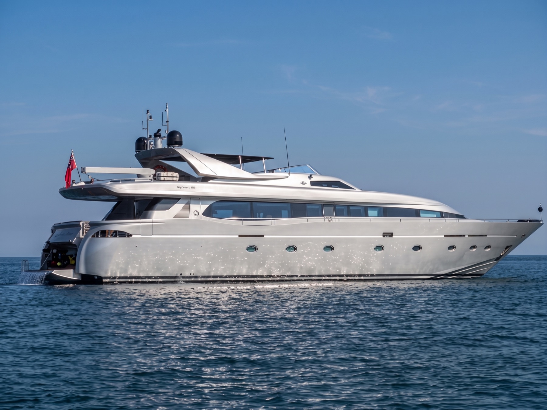Naughty by Nature superyacht profile at sea